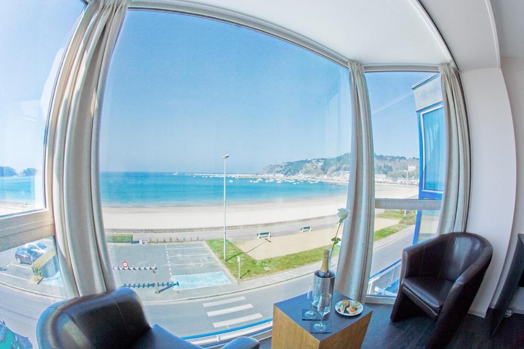 Hotel De La Plage Erquy Rom bilde